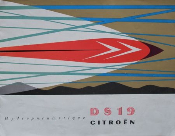 Citroen DS 19 Modelprogram 1957 Carbrochure (5654)